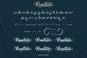 Roundtable Demo font