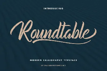 Roundtable Demo font