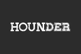 Hounder Demo font