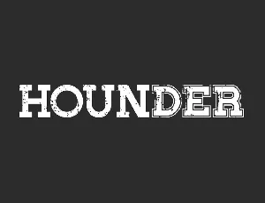 Hounder Demo font