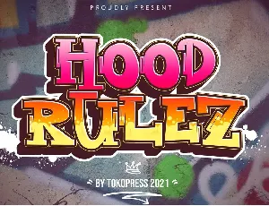 Hood Rulez font