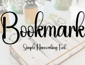 Bookmark Script Typeface font