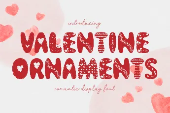 Valentine Ornaments Demo font