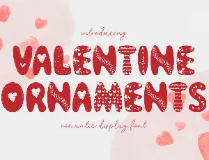 Valentine Ornaments Demo font