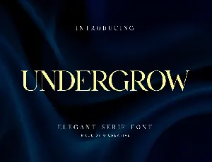 Undergrow font