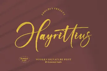 Hayrittius font