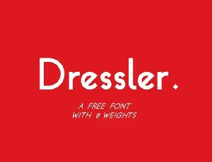 Dressler Family font