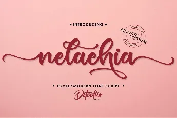 Nelachia font