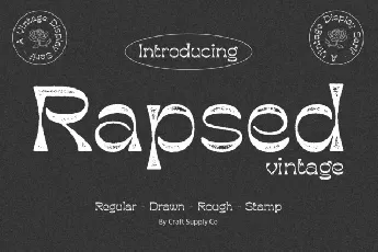 Rapsed Vintage font