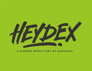 Heydex font