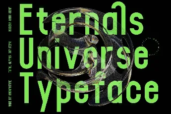 Eternals Universe font