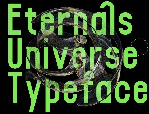 Eternals Universe font