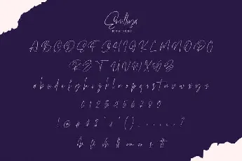 Emilliya Signature font