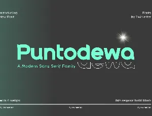 Puntodewa font