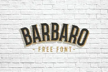 Barbaro Free font