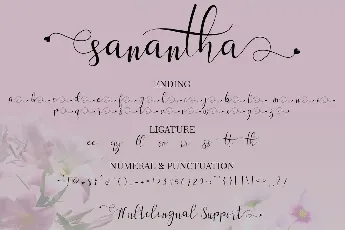 sanantha font