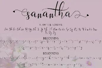 sanantha font