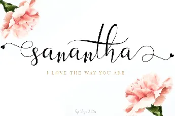 sanantha font