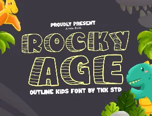 Rocky Age font