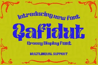 Qafidut font