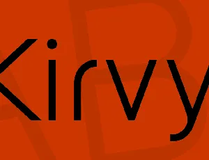 Kirvy font