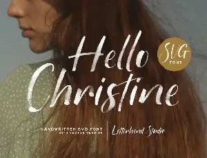 Hello Christine font