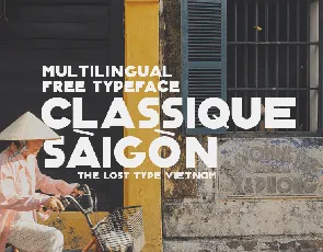 Classique Saigon Typeface font