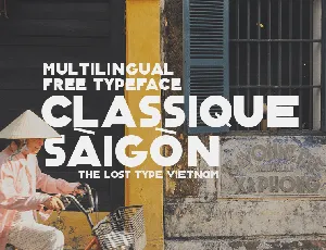 Classique Saigon Typeface font