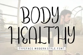 Body Healthy Display font