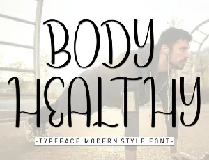 Body Healthy Display font