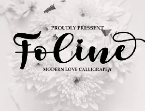 Foline font