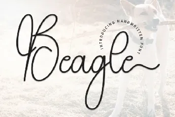 Beagle Script font