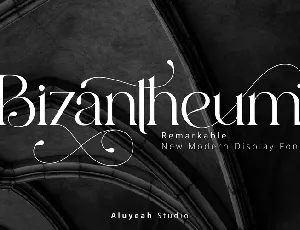 Bizantheum font