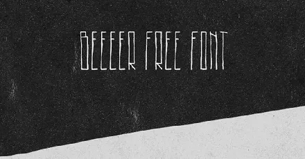 Beeeer font