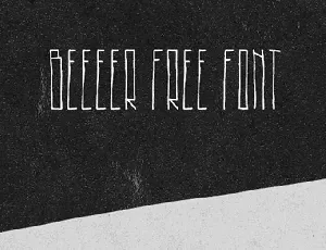 Beeeer font