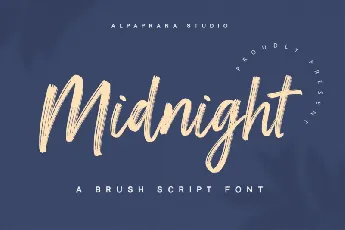 Midnight font