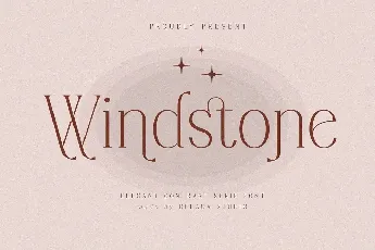 Windstone font