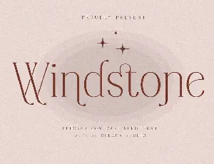 Windstone font