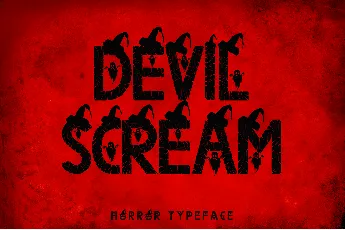 Devil Scream font