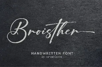 Broisther font