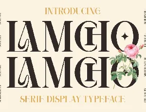 Lamcho font