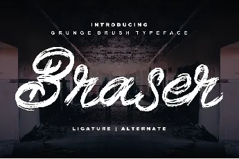 Braser Brush Script font