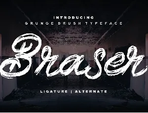 Braser Brush Script font