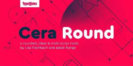 Cera Round Pro Family font