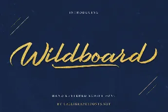 Wildboard Demo font