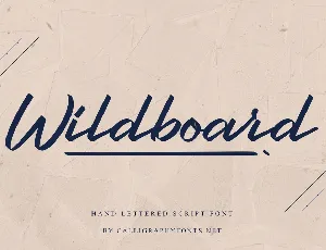 Wildboard Demo font