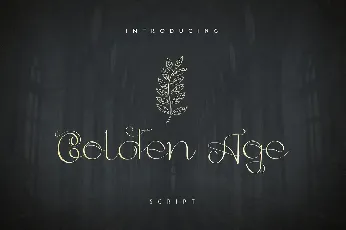 GoldenAge font