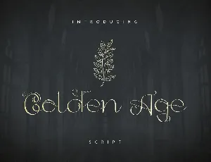 GoldenAge font