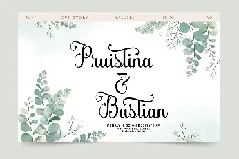 Graziella Script Bold font