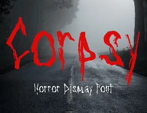 Corpsy font